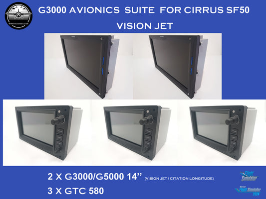 FSAVIONIX - G3000 Avionics Suite for Cirrus SF50 Vision Jet